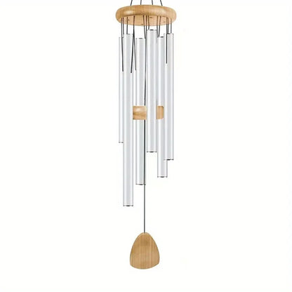 "Serenity" 25" Deep Tone Aluminum Wind Chimes - Perfect For Porch & Garden Decor