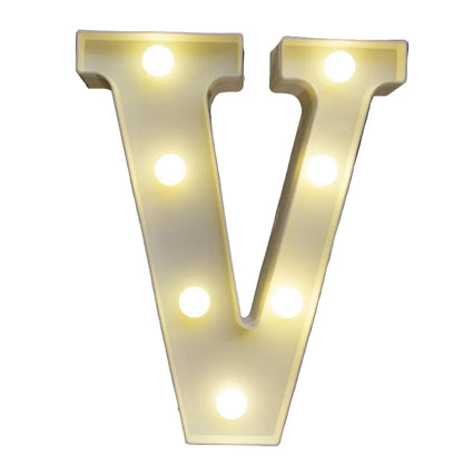 LED Light Alphabet Letter Number Decor