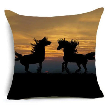 Cushion Cover Horse & Equestrian - Country Farmhouse Style