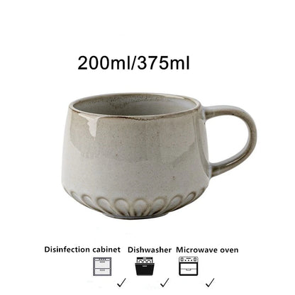 Mug Cup Tea Coffee Natural Stoneware