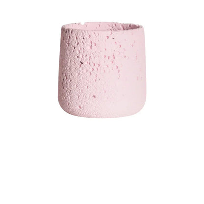 Pot Planter Flower Rustic Garden Concrete Stone Style