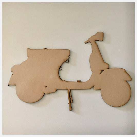 Scooter Vespa MDF DIY Raw Craft - The Renmy Store Homewares & Gifts 