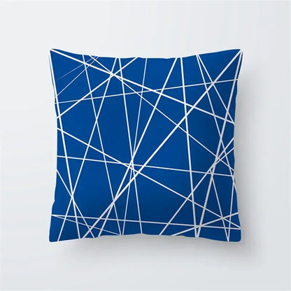 Cushion Cover Sea Life | Blues & Whites Coastal Decorative Throw Pillow