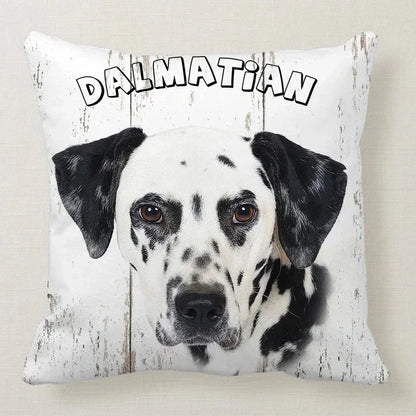 Cushion Cover Dog Breeds | 26 Breeds Polyester Cotton Sofa Pillow Case