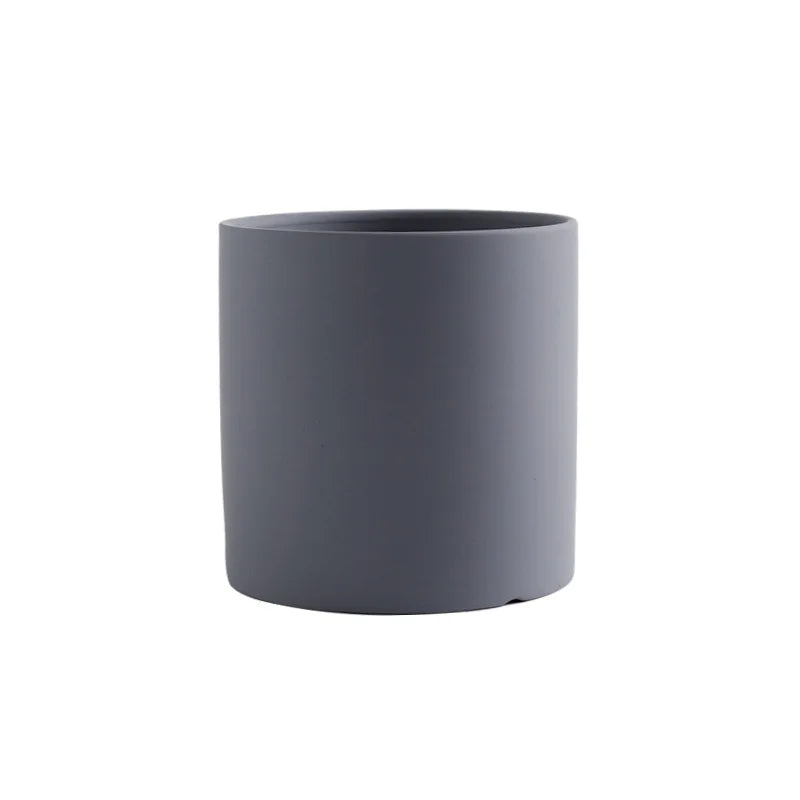 Colourful Ceramic Planter Pot with Drainage Hole | Matte Finish Indoor Succulent Pot | No Tray