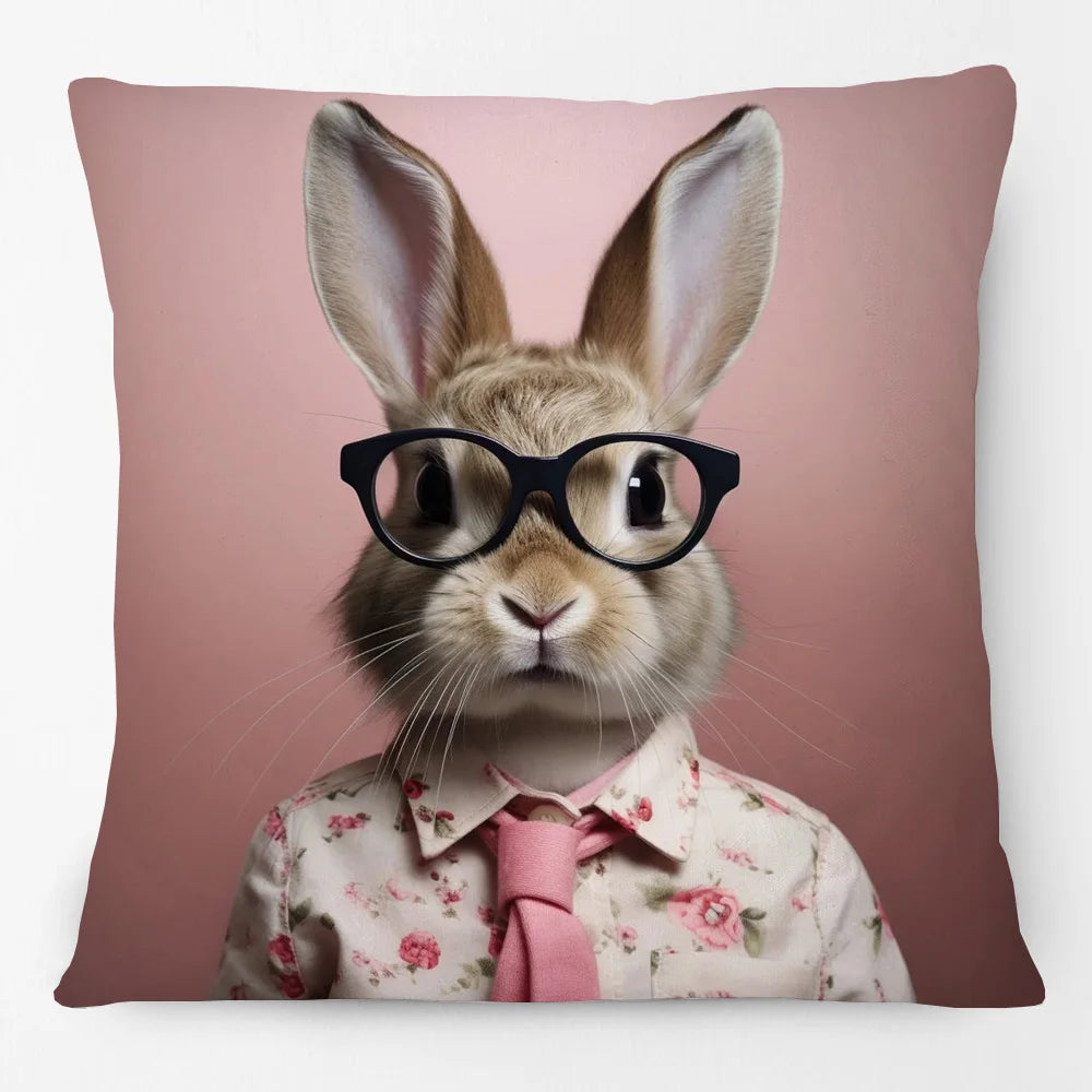 Cushion Cover Vintage Funky Horse Donkey Cow Dog