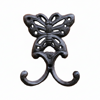 Cast Iron Hook | Butterfly Decorative Wall Hook