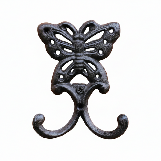 Cast Iron Hook | Butterfly Decorative Wall Hook