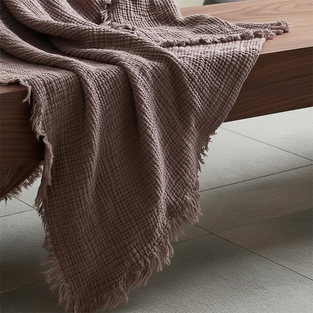 100% Cotton Muslin Blanket | Soft Throw & Bed Blanket Australia