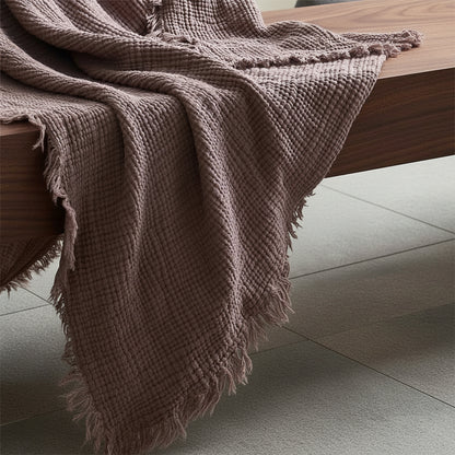 100% Cotton Muslin Blanket | Soft Throw & Bed Blanket Australia