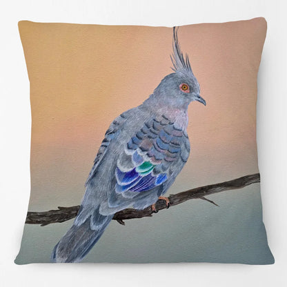 Australian Birds Cushion Cover | Rainbow Lorikeet Black Cockatoo Magpie & More | 45cm