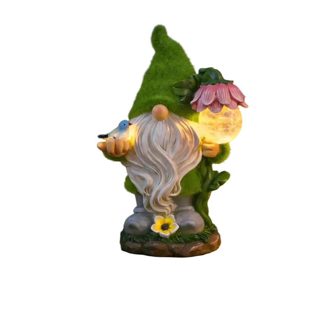 Solar Garden Gnome Light Outdoor Waterproof LED Decor