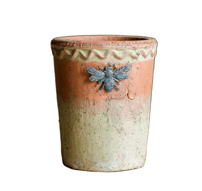 Pot Planter Garden Rustic Terracotta Style Bee