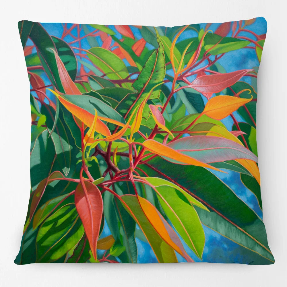 Cushion Cover Australian Flowers - Waratah Banksia Wattle