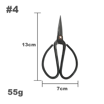 Traditional Iron Scissors | Vintage Style | 5 Sizes for Home & Garden
