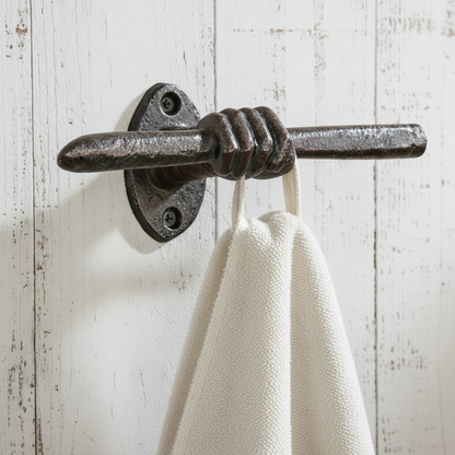 Rustic Hand Retro Cast Iron Wall Hook | Unique Vintage Hanger