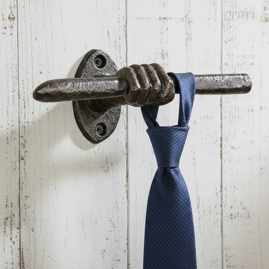 Rustic Hand Retro Cast Iron Wall Hook | Unique Vintage Hanger