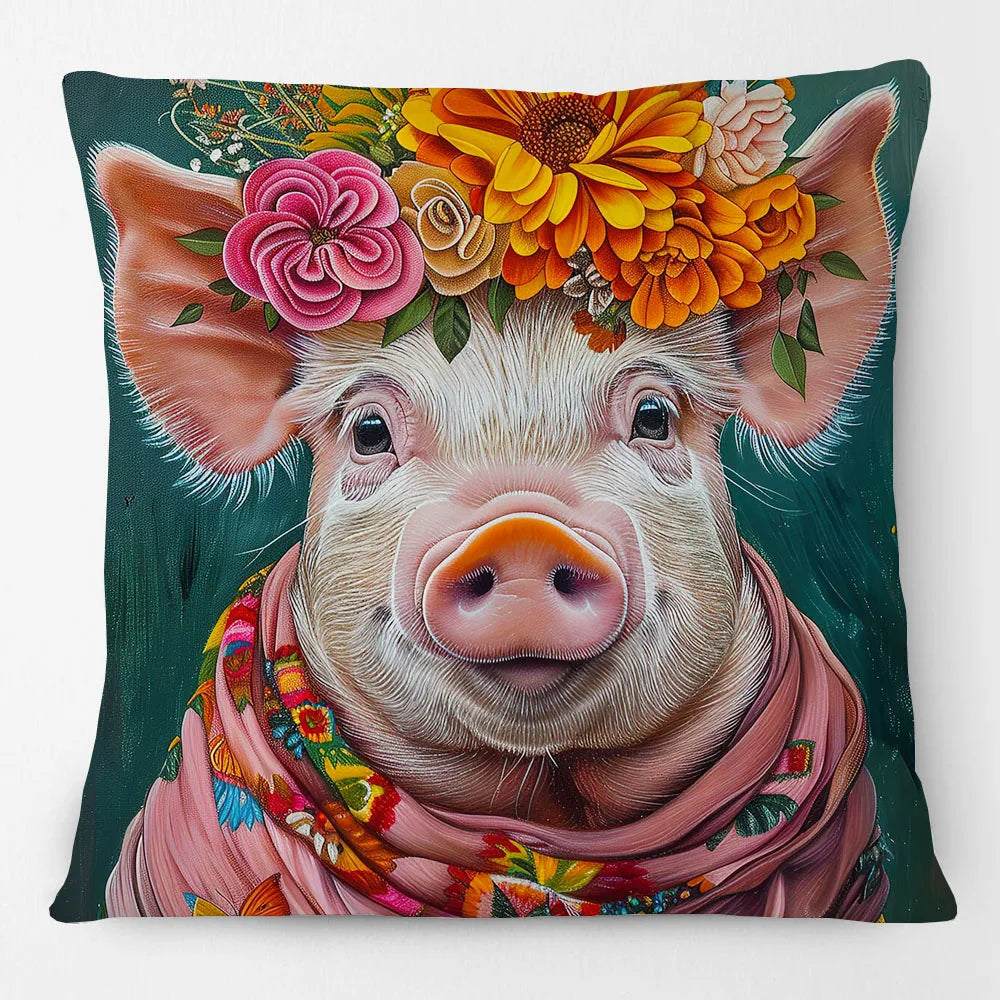 Cushion Cover Floral Animal Victorian Range - Unique & Quirky