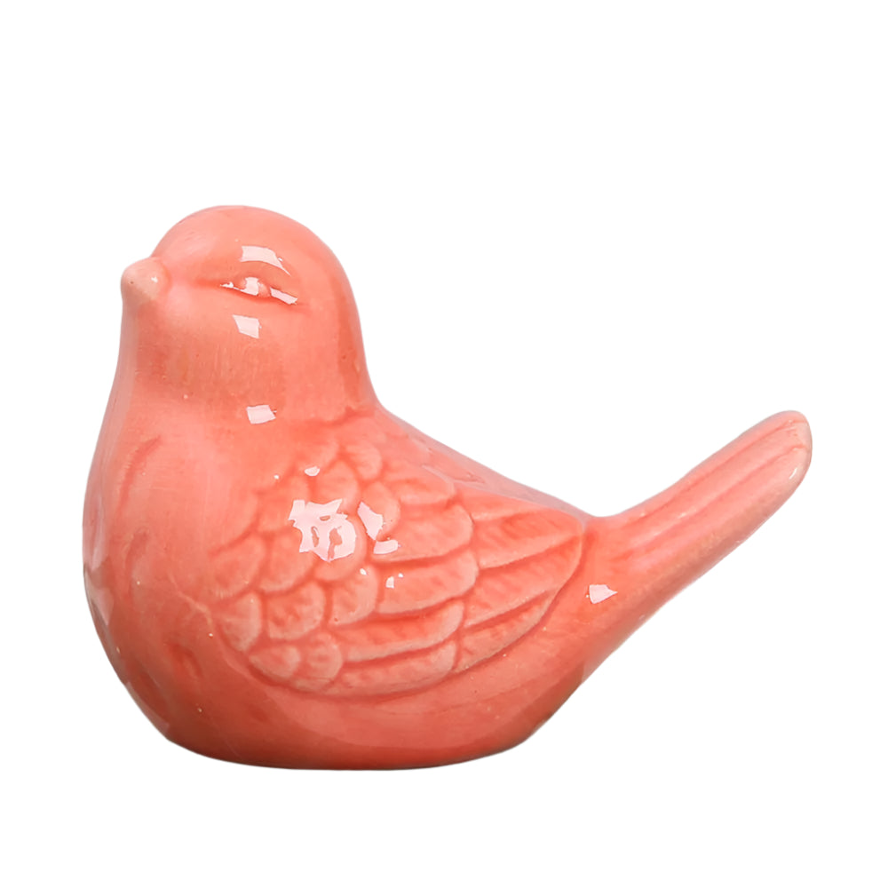 Bird Yellow Pink Blue White Green Ceramic Ornaments