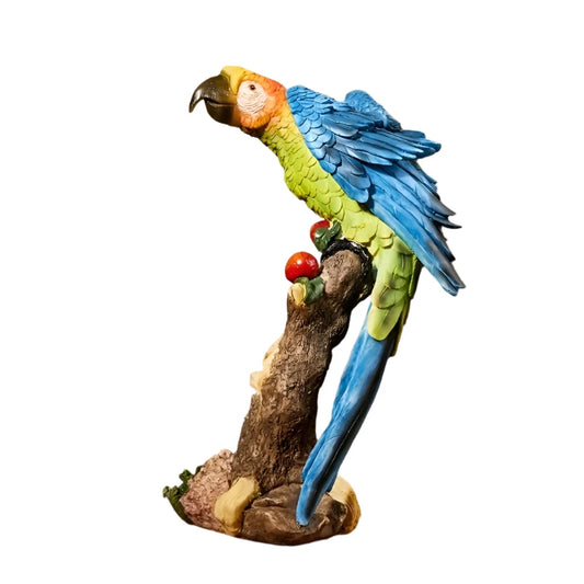 Macaw Blue Green Parrot Ornament