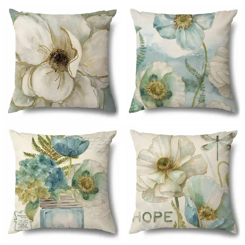 Cushion Cover Floral Rose Flower Butterfly Range