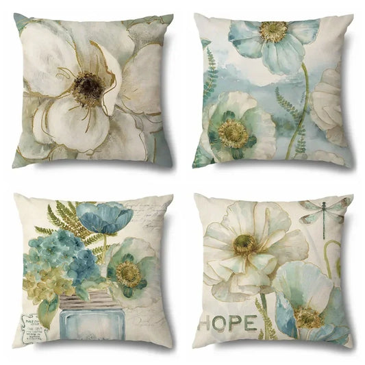 Cushion Cover Floral Rose Flower Butterfly Range