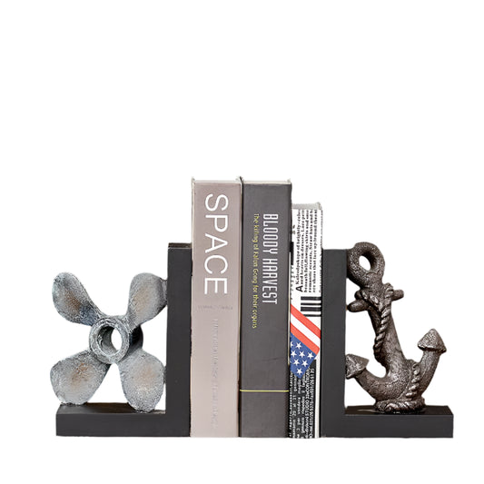 Bookend Nautical Boat Anchor Coastal