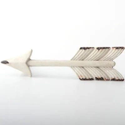 Arrow Furniture Handle Drawer Knob Cabinet Pull Vintage White