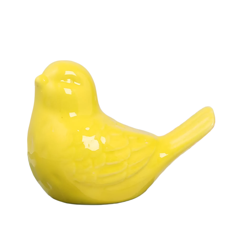 Bird Yellow Pink Blue White Green Ceramic Ornaments