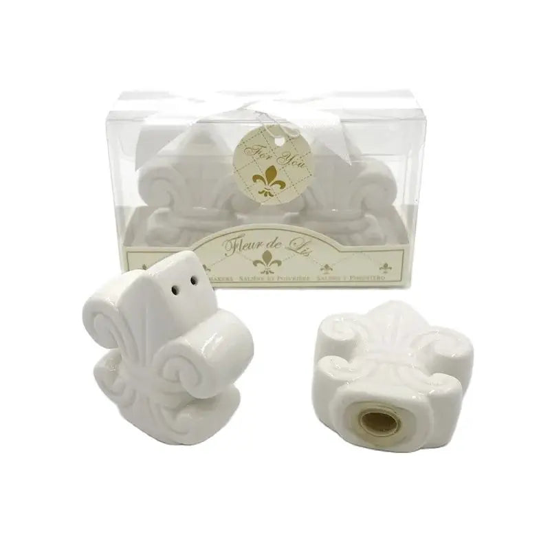 Salt Pepper Shaker Set French Fleur-de-Lis