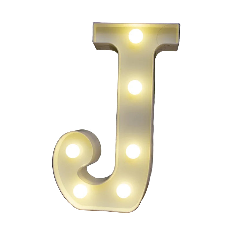 LED Light Alphabet Letter Number Decor