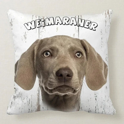 Cushion Cover Dog Breeds | 26 Breeds Polyester Cotton Sofa Pillow Case