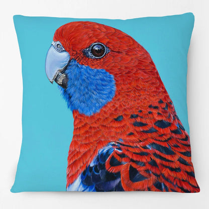 Australian Birds Cushion Cover | Rainbow Lorikeet Black Cockatoo Magpie & More | 45cm