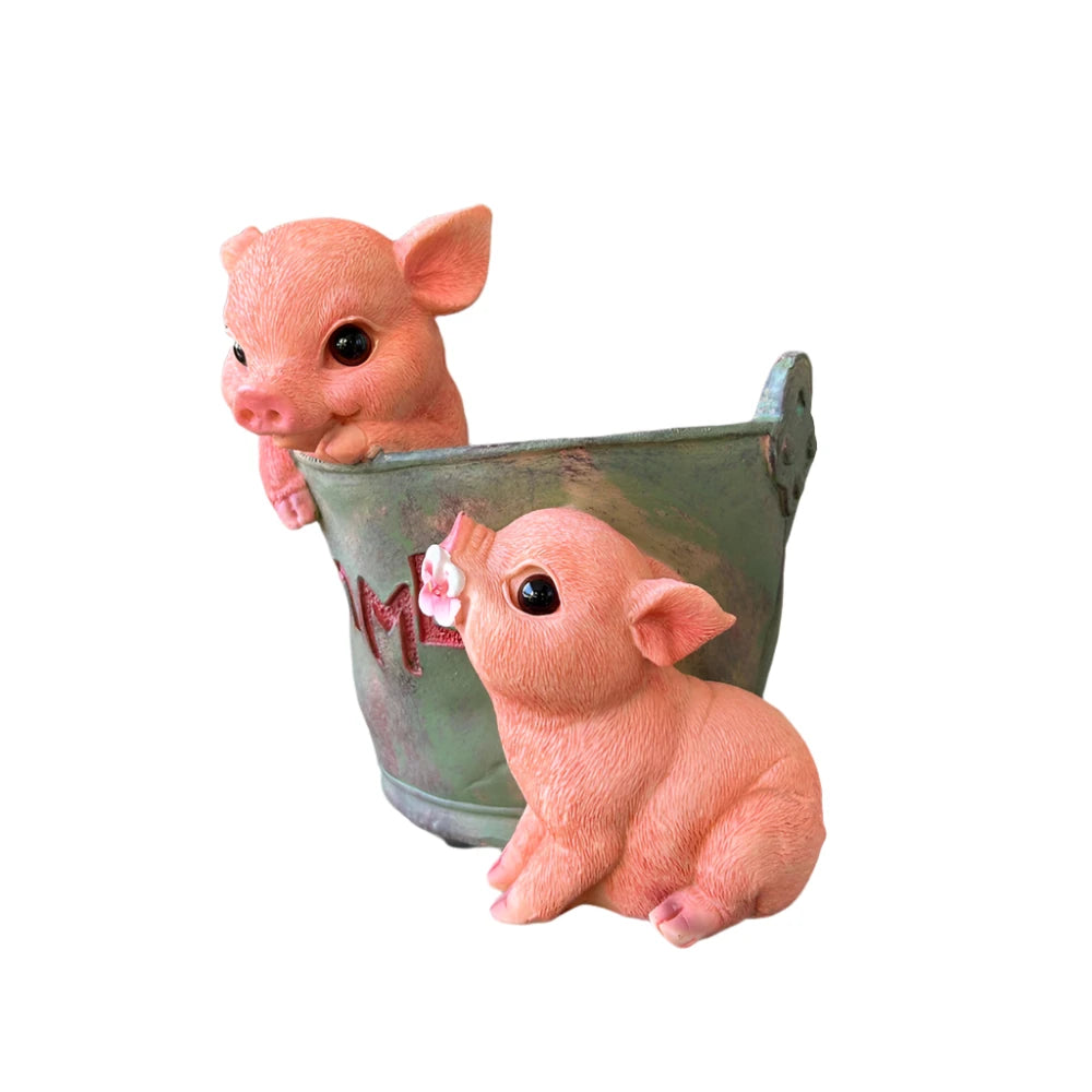 Pig Planter Pot Flower Garden