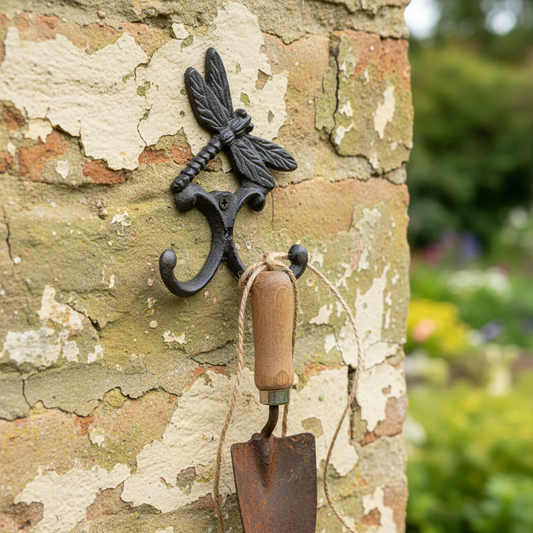 Cast Iron Hook | Dragonfly Cottage Decorative Wall Hook