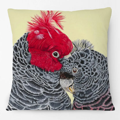 Australian Birds Cushion Cover | Rainbow Lorikeet Black Cockatoo Magpie & More | 45cm