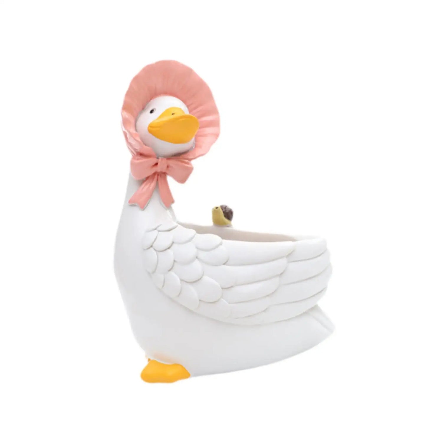 Duck Planter Pot | Resin | Cute Animal Succulent Pot | Indoor Outdoor Decor