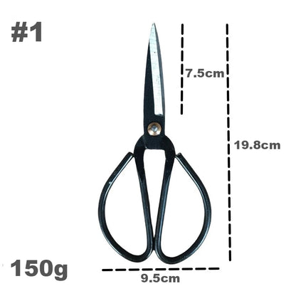 Traditional Iron Scissors | Vintage Style | 5 Sizes for Home & Garden