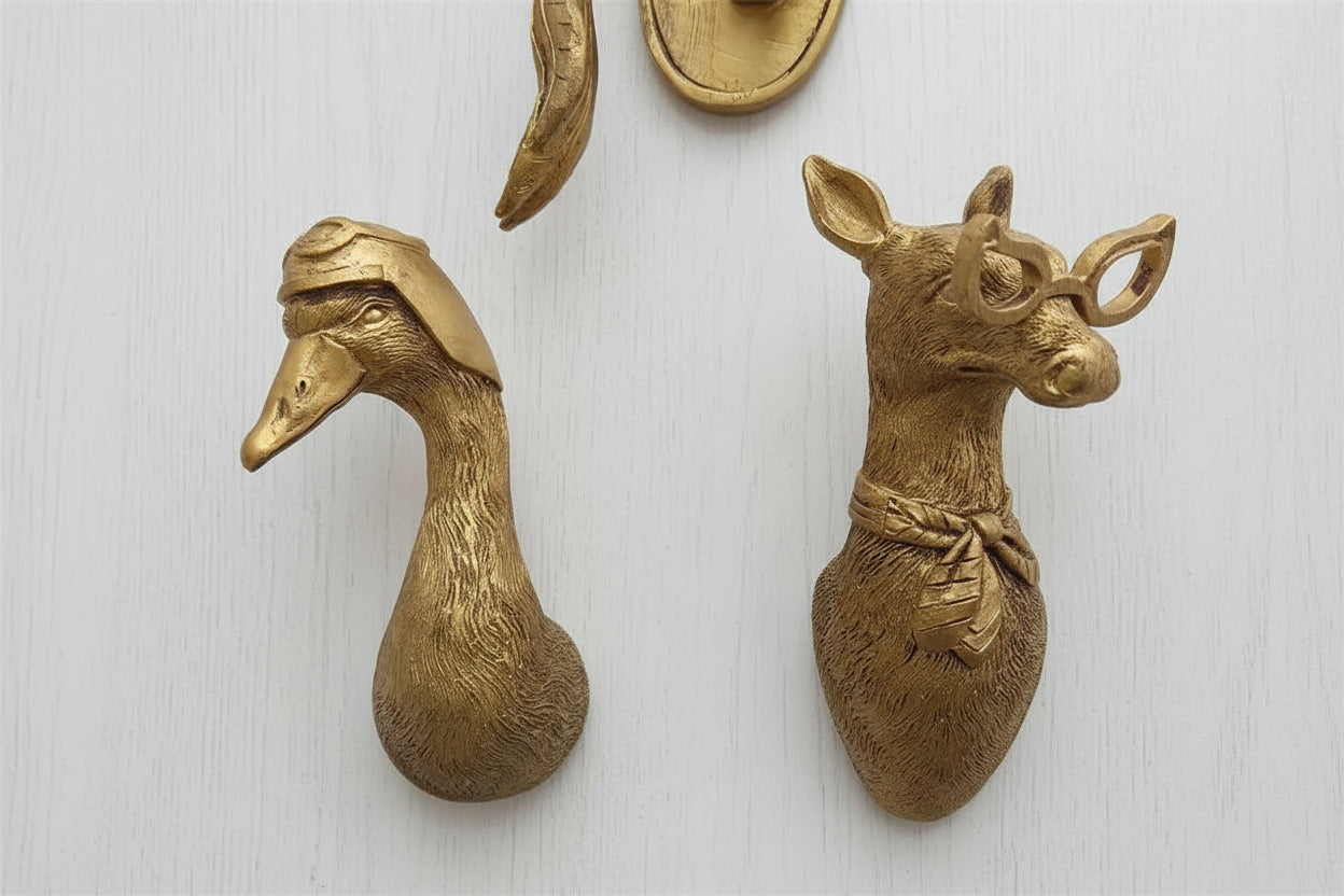 Animal Wall Hanging - Handmade Retro Resin Art Home Decor