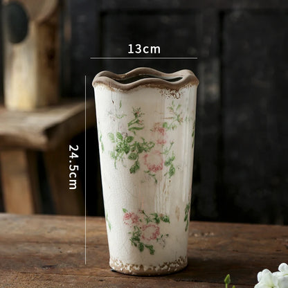 Vase Jug Shabby Chic Rose Cottage