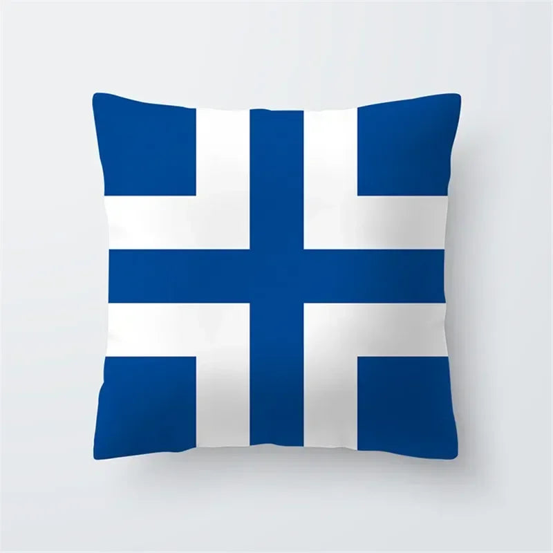 Cushion Cover Sea Life | Blues & Whites Coastal Decorative Throw Pillow