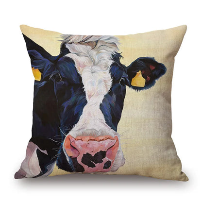 Cow & Cattle Cushion Covers | 45cm Farmhouse Animal Print Range