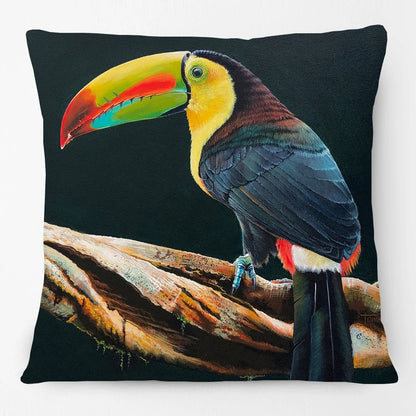 Australian Bird Art Cushion Covers | Lorikeet Kingfisher Toucan Seagull | Sofa Throw Pillow Cover