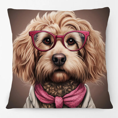 Cushion Cover Vintage Funky Horse Donkey Cow Dog