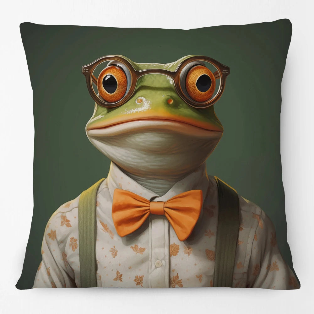 Cushion Cover Funky Farm Vintage Fox Highland Cow Sheep Alpaca Goat Donkey Horse