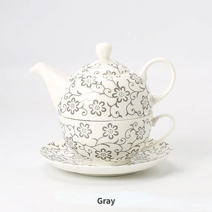 Teapot Tea Cup Set Floral