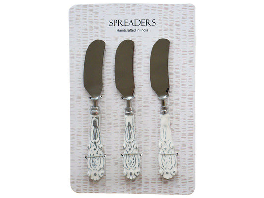 Spreader Knife Set of 3 Vintage Silver - The Renmy Store Homewares & Gifts 