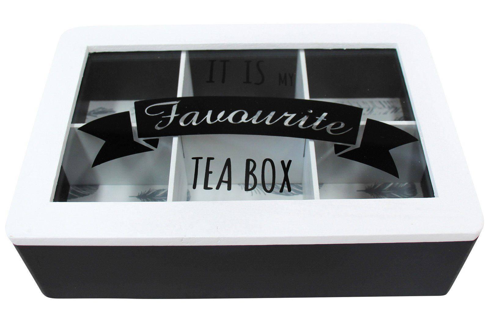 Tea Box Tea Favourites Vintage Black - The Renmy Store Homewares & Gifts 