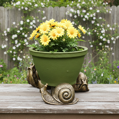 Snail Pot Feet Set of 3 - Planter Pot Raisers