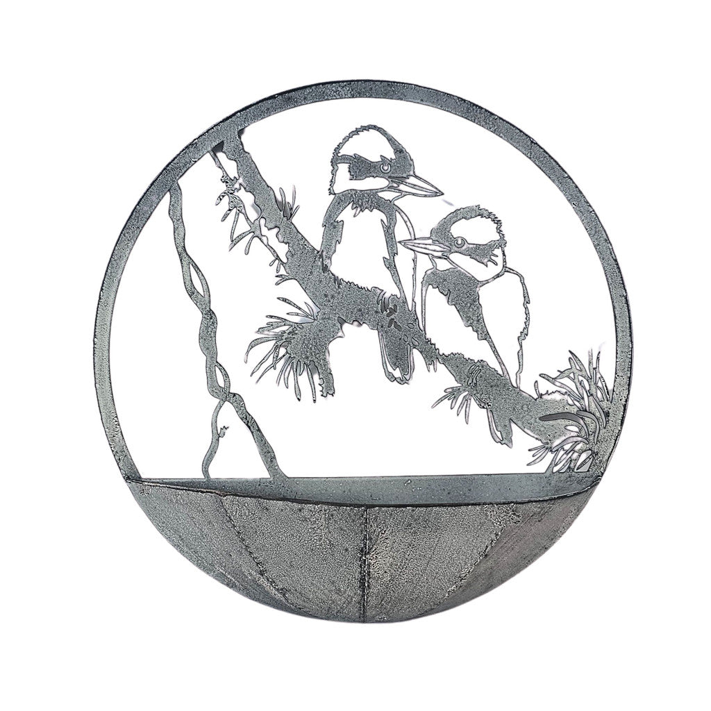 Kookaburra Bird Wall Planter Pots Australian Garden